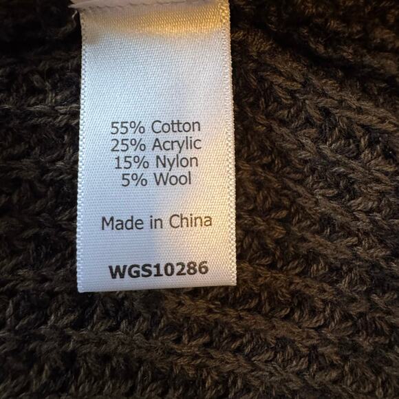 Market & Spruce Tabatha Waffle Cardigan in Brown NWT Size XS - Picture 8 of 8